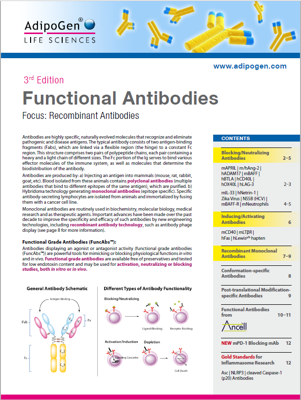 Functional Antibodies 2018