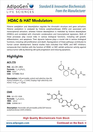 HDAC and HAT Inhibitors