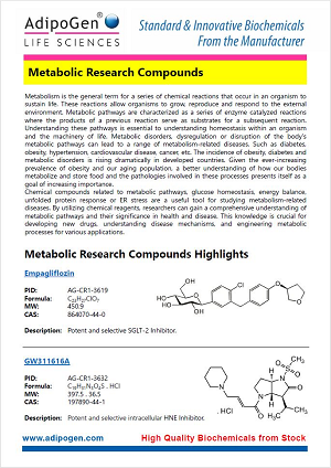 Metabolic Research Compounds